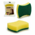 Miniatyrbillede 2 af 3: Svamp Gul Grøn Syntetisk fiber 10 x 3 x 7,5 cm (96 enheder)