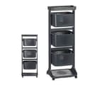 Miniatyrbilde 2 av 2: Vegetabilsk tralle Kinvara TP-749 Antrasitt polypropylen Plast 33 x 11,2 x 42,5 cm