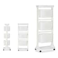 Miniatyrbilde 2 av 2: Vegetabilsk tralle Kinvara TP-749 Hvit polypropylen Plast 33 x 112 x 41 cm