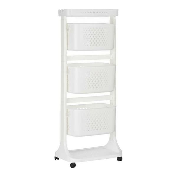 Vegetabilsk tralle Kinvara TP-749 Hvit polypropylen Plast 33 x 112 x 41 cm