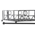 Miniatyrbilde 2 av 3: Serviettholder DKD Home Decor Geometrisk Svart Metall 18 x 18 x 7 cm