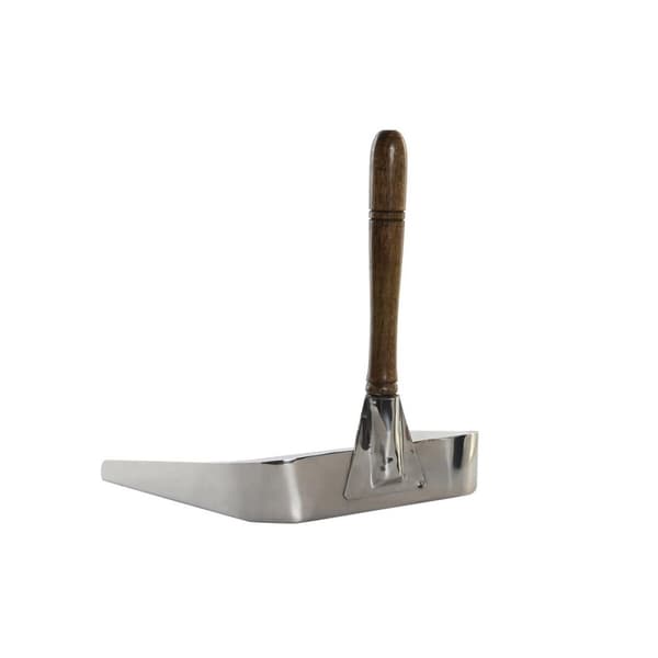 Peisutstyr DKD Home Decor Rustfritt stål Treverk av mangotre 24 x 21 x 26 cm