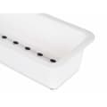 Miniatyrbilde 3 av 4: Bestikkorganisator Kinvara CN18819 Hvit Svart Naturlig gummi polypropylen 8,5 x 5 x 24 cm (36 Enheter)