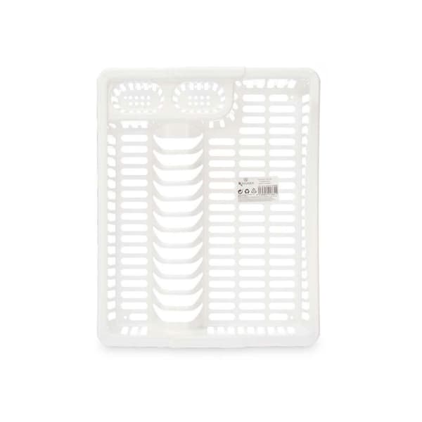 Dreneringsstativ for kjøkkenvask Kinvara YMA04 1095 01 Hvit 45,5 x 8 x 36,5 cm (12 enheter)