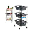 Miniatyrbilde 2 av 4: Vegetabilsk tralle Stefanplast Hvit Antrasitt Plast 40 x 29,5 x 68,5 cm (44 Unidades)