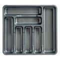 Miniatyrbilde 2 av 2: Bestikkorganisator Kinvara 041188 Grå Plast 39 x 5 x 42,5 cm (15 enheter)