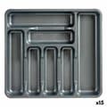 Miniatyrbilde 1 av 2: Bestikkorganisator Kinvara 041188 Grå Plast 39 x 5 x 42,5 cm (15 enheter)