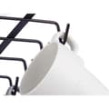 Miniatyrbilde 3 av 3: Kopphenger Kinvara W3924P-1 PDQ Svart Jern 16 x 7 x 28,5 cm (8 enheter)