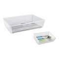 Miniatyrbilde 2 av 3: Bestikkorganisator Confortime Metall Hvit 21,8 x 15,24 x 5,2 cm (12 enheter)