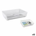Miniatyrbilde 1 av 3: Bestikkorganisator Confortime Metall Hvit 21,8 x 15,24 x 5,2 cm (12 enheter)