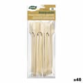 Miniatyrbilde 1 av 2: Bambus-tannpirkere Algon 13,5 cm Sett 20 Deler (48 enheter)