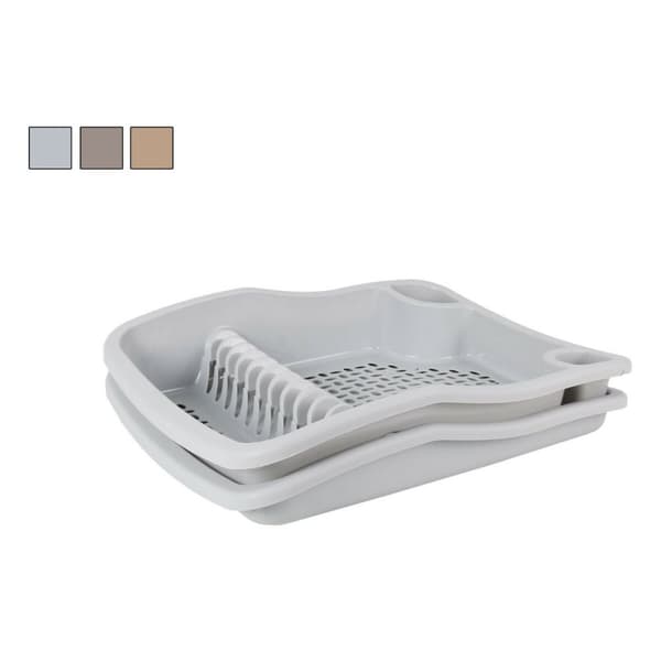 Dreneringsstativ for kjøkkenvask Dem Bloom Plast 48 x 40 x 11,5 cm (7 enheter)