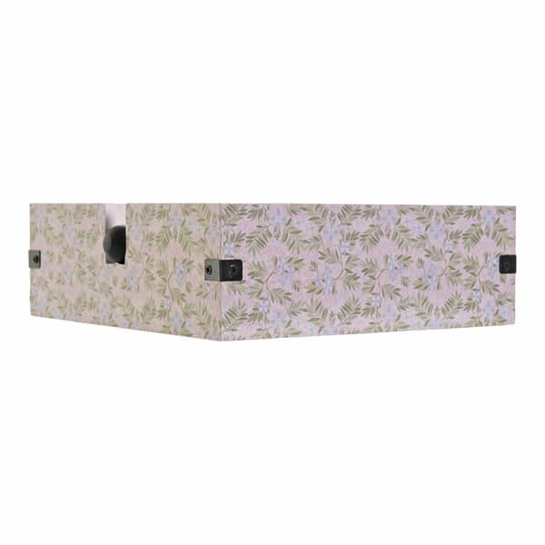 Paperiteline DKD Home Decor Sininen Vihreä Pinkki Metalli Puu MDF 3 Kappaletta 22 x 18 x 6 cm