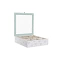 Pikkukuva 2 / 3: Haudukelaatikko DKD Home Decor Keltainen Punainen Vihreä Metalli Kristalli Puu MDF 3 Kappaletta 24 x 24 x 7 cm