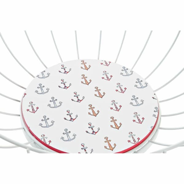 Hedelmäkulho DKD Home Decor Monivärinen Metalli Puu MDF 28 x 28 x 10 cm (2 osaa)