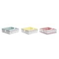Pikkukuva 1 / 3: Paperiteline DKD Home Decor Vichy Sweet Metalli Alumiini Puu MDF 22 x 18 x 6 cm (3 osaa)