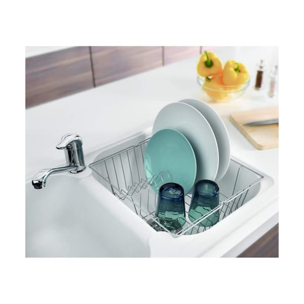 Kuivausteline tiskialtaaseen Metaltex Harmaa (35 x 30 x 11 cm)
