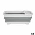 Pikkukuva 1 / 2: Taitettava keittiökuivausteline Valkoinen Harmaa polypropeeni TPR 37,9 x 29,3 x 12 cm (6 osaa)
