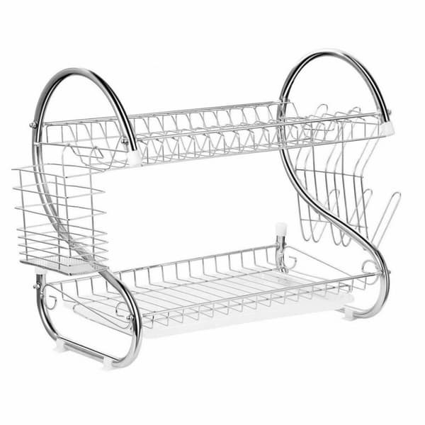 Kuivausteline tiskialtaaseen Feel Maestro MR-1025-38 38 x 24 x 39 cm Hopeinen