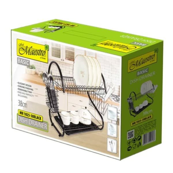 Kuivausteline tiskialtaaseen Feel Maestro MR-1025-53 53 x 39 x 24 cm Musta