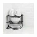 Pikkukuva 3 / 3: Lautasteline Confortime Musta 22 x 22 x 22 cm 22 x 22 x 25 cm Kulmakaappi (8 osaa)