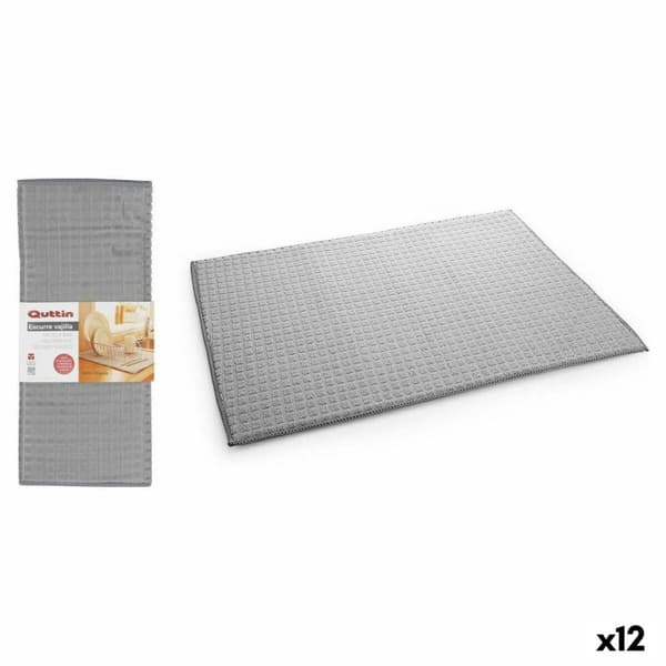 Afdrypningssstativ til køkkenvask Quttin Grå 17 x 59 x 3 cm (12 enheder)