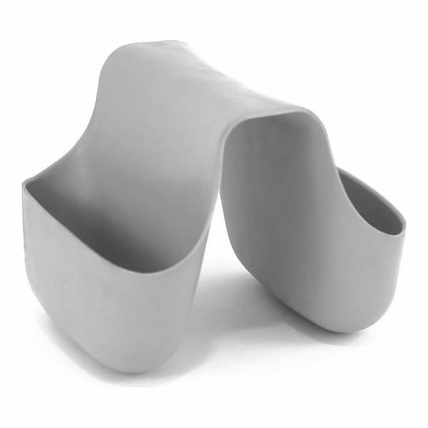 Ryddig kjøkkenvask Quttin Dobbel Grå Silikon 12,5 x 9,5 x 10 cm (24 enheter)