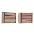 Miniatyrbilde 2 av 3: Bestikkorganisator DKD Home Decor Bambus Kolonial Afrikansk mann 25,5 x 35,5 x 5 cm (2 enheter)