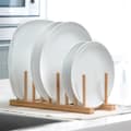 Miniatyrbilde 3 av 4: Tallerkenstativ Naturell Bambus 34 x 12,5 x 12 cm