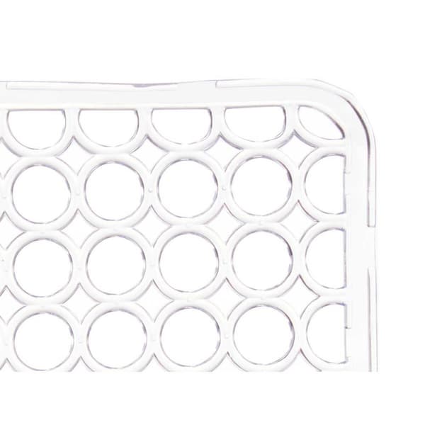 Skridsikker Måtte Kinvara 29100273 Gennemsigtig Plastik 28 x 0,1 x 28 cm Vask (12 enheder)