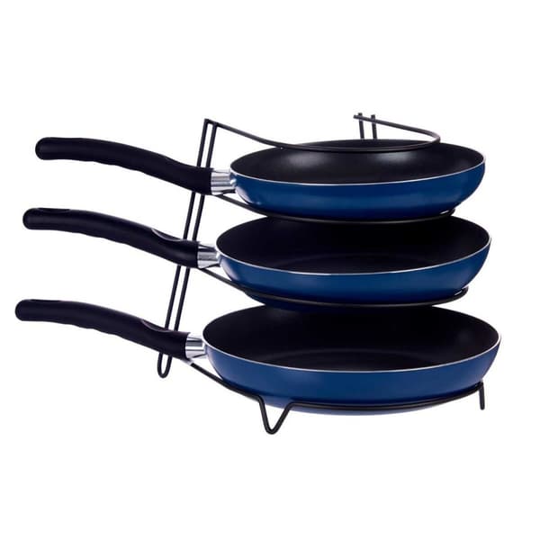 Stekpannsställ Kinvara W6140B-1PDQ Svart Järn 24 x 26,5 x 24 cm (7 antal)