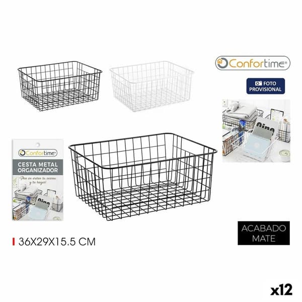 Multibrug kurv Confortime 36 x 29 x 15,5 cm (12 enheder)