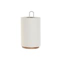 Pikkukuva 3 / 3: Keittiöpaperiteline Home ESPRIT Beige Harmaa Luonnollinen Metalli Kumipuu 15 x 15 x 31 cm (2 osaa)