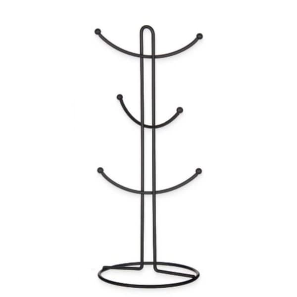 Mugghängare Kinvara CN-W3154-1P Svart Metall 16 x 39 x 16 cm (6 antal)