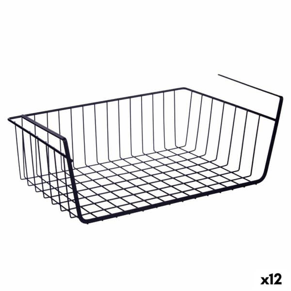 Køkkenstativ Kinvara W4175S 450 PDQ Sort Jern 42 x 14 x 26 cm (12 enheder)