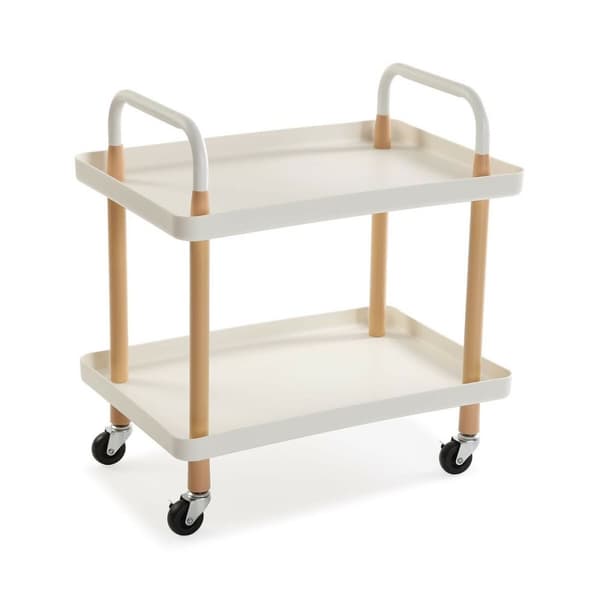 Kasviskärry Versa Valkoinen Metalli polypropeeni (36 x 55 x 53,5 cm)