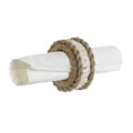 Pikkukuva 2 / 4: Lautasliinarengas DKD Home Decor Luonnollinen Juutti Hartsi Alumiini 6 x 3 x 6 cm 4 Kappaletta