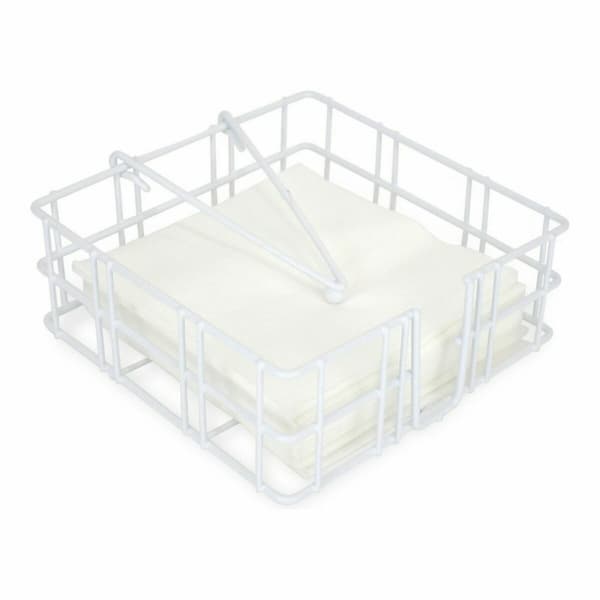 Serviettholder Confortime Hvit 18 x 18 x 6,5 cm (12 enheter)