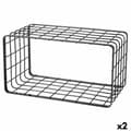 Miniatyrbild 1 av 2: Flerfunktionell förvaring Inde Svart 34 x 19 x 18 cm Galler (2 antal)