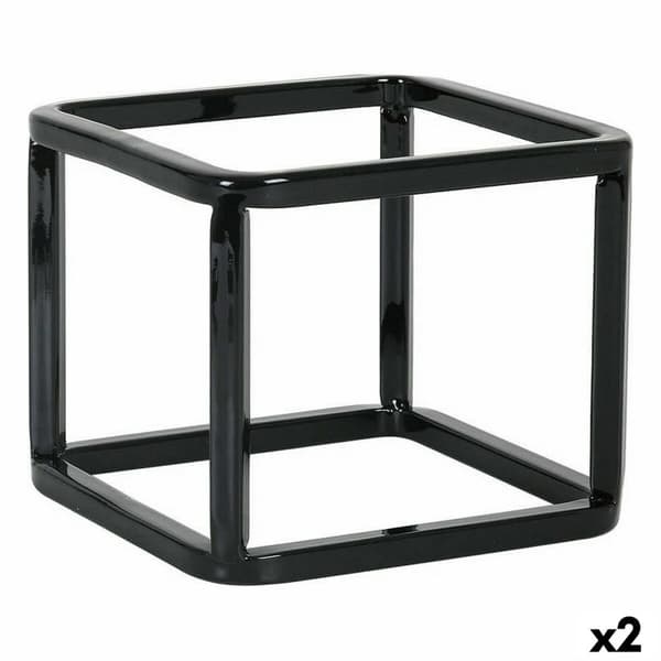 Keittiövälineteline Inde Metalli 12 x 12 x 10 cm Monikäyttöinen kori (2 osaa)