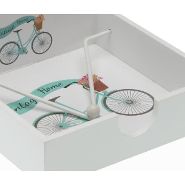Servietholder Versa Træ 18 x 7 x 18 cm Cykel