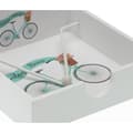 Miniatyrbillede 2 af 2: Servietholder Versa Træ 18 x 7 x 18 cm Cykel