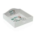 Miniatyrbillede 1 af 2: Servietholder Versa Træ 18 x 7 x 18 cm Cykel