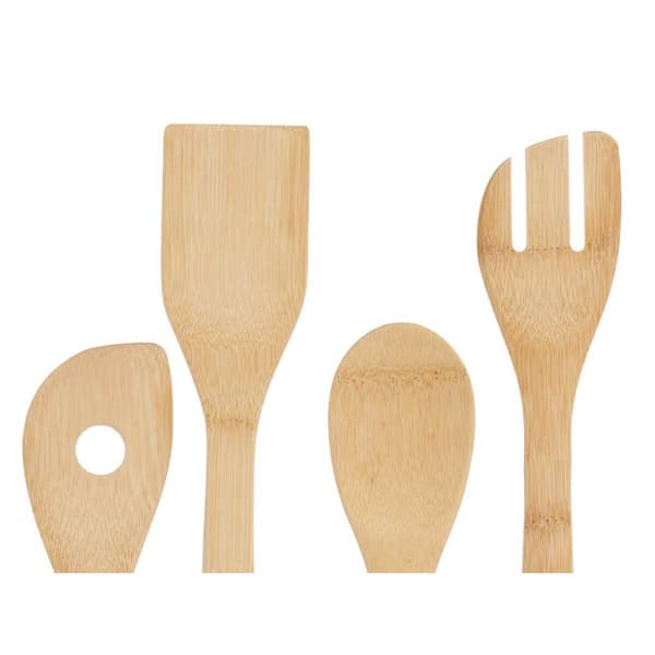 Keittiövälinesetti Kinvara 90960 Bambu (12 osaa)