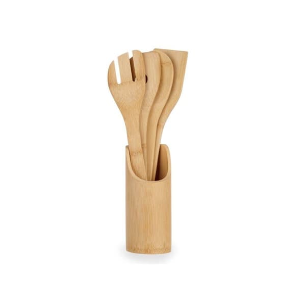 Keittiövälinesetti Kinvara 90960 Bambu (12 osaa)