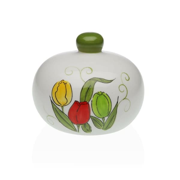 Rengøring til køkkenvask Versa Keramik Dolomite 11 x 10 x 11,5 cm Tulipan Cvetlice