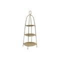 Miniatyrbillede 1 af 5: Frugtskål Home ESPRIT Gylden Metal 39 x 39 x 86 cm