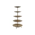 Miniatyrbilde 1 av 4: Fruktbolle Home ESPRIT Gyllen Metall 50 x 50 x 98 cm