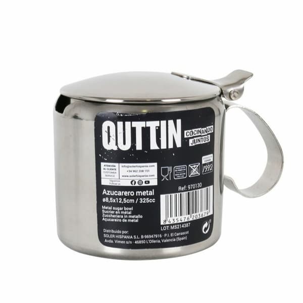Sockerströare Quttin Quttin 325 ml 8,5 x 12,5 cm Metall 11 x 7,7 x 8 cm (12 antal)