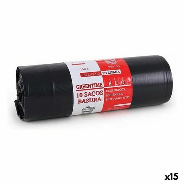 Soppåsar Eco Green Time 37473 150 L (15 antal)